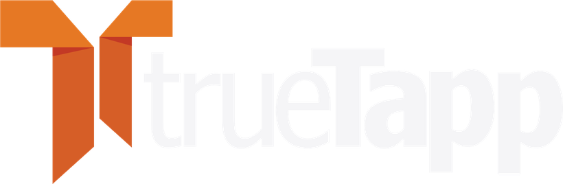 Logotipo da TrueTapp em branco